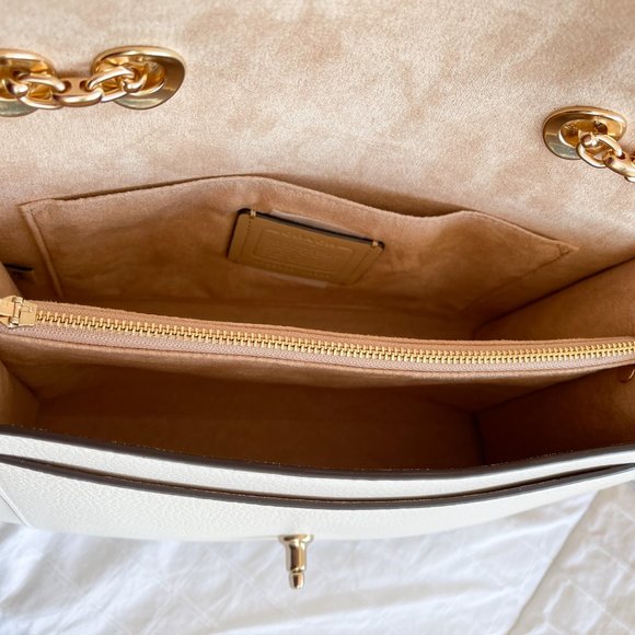 Coach Lane shoulder bag in Chalk/penny - Picture 2 of 15